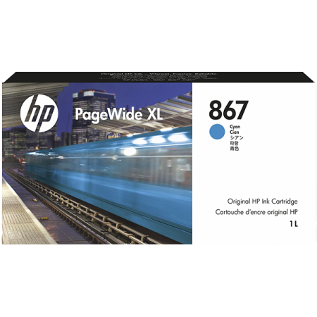 HP 867 1L Cyan Ink Cartridge